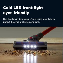 ABIR VC205 langaton käsikäyttöinen pölynimuri 27000PA kosketusnäytöllä älypölyanturilla