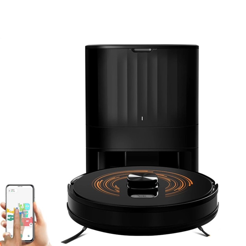 ABIR K30 robotti-imuri automaattisella tyhjennyksellä, lasertutkanavigointi, 6500 Pa imuteho