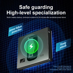 PuRuiKai HCR-21B ikkunanpesurobotti kaksoissuihkulla ja älymuistilla, 3000 Pa:n imuteho ja lasersensori