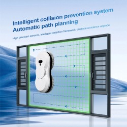 PuRuiKai HCR-18 atomisoiva ikkunanpesurobotti lasin puhdistukseen etäohjaimella