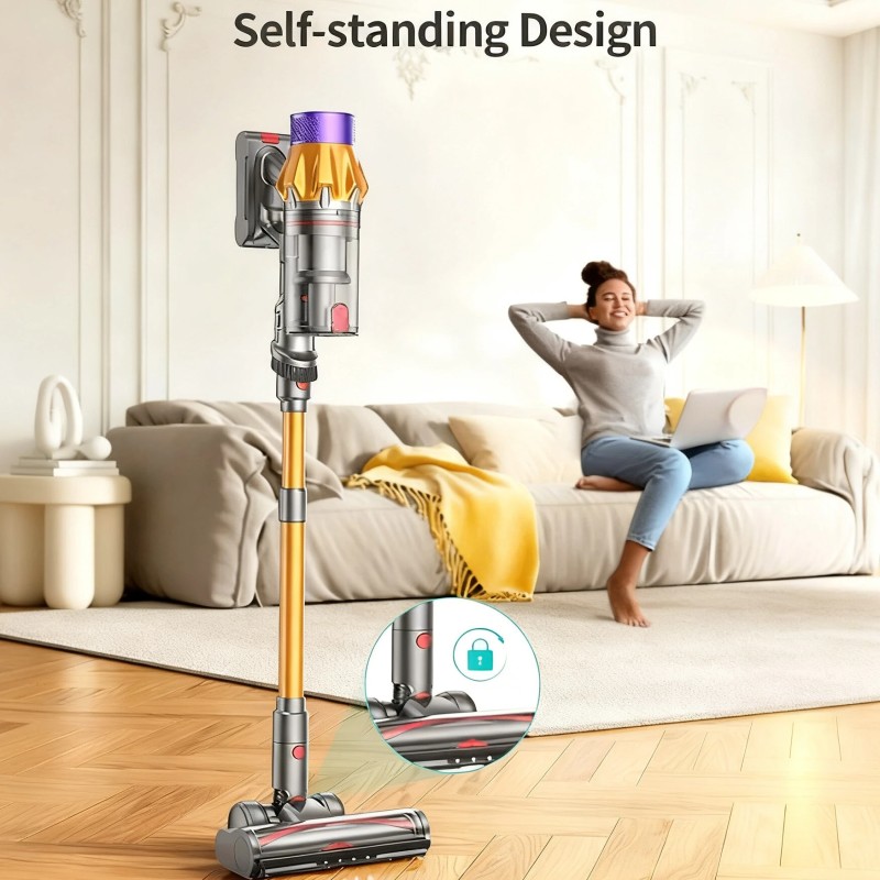 Honiture X7 langaton varsi-imuri 45 kPa 60 min HEPA-suodatin kevyt lattioille ja matoille