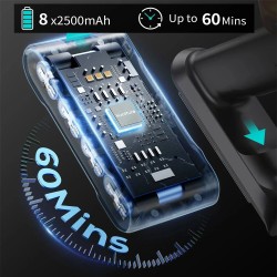 Honiture X7 langaton varsi-imuri 45 kPa 60 min HEPA-suodatin kevyt lattioille ja matoille