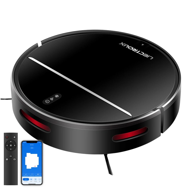 Liectroux M7S Pro robotti-imuri älykäs karttanavigointi wifi-sovellus Alexa märkämoppaus 350ml-vesitankki 4400mAh-akku