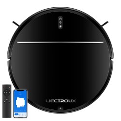 Liectroux M7S Pro robotti-imuri älykäs karttanavigointi wifi-sovellus Alexa märkämoppaus 350ml-vesitankki 4400mAh-akku