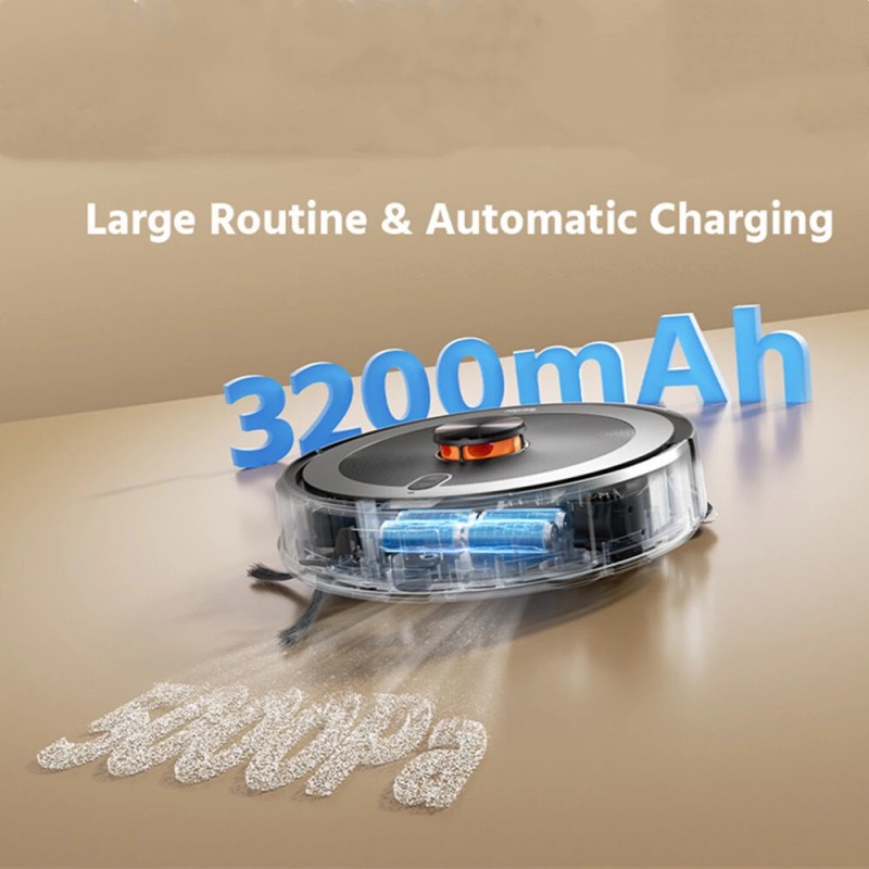 Teendow D10S Plus robotti-imuri kaksoistoiminen 5000Pa älynavigointi sovellus ja ääniohjaus