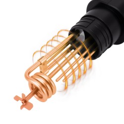 BlitzHome SV2401C 1100 W älykäs sirkulaattori värillisellä kosketusnäytöllä ja sovellusohjauksella