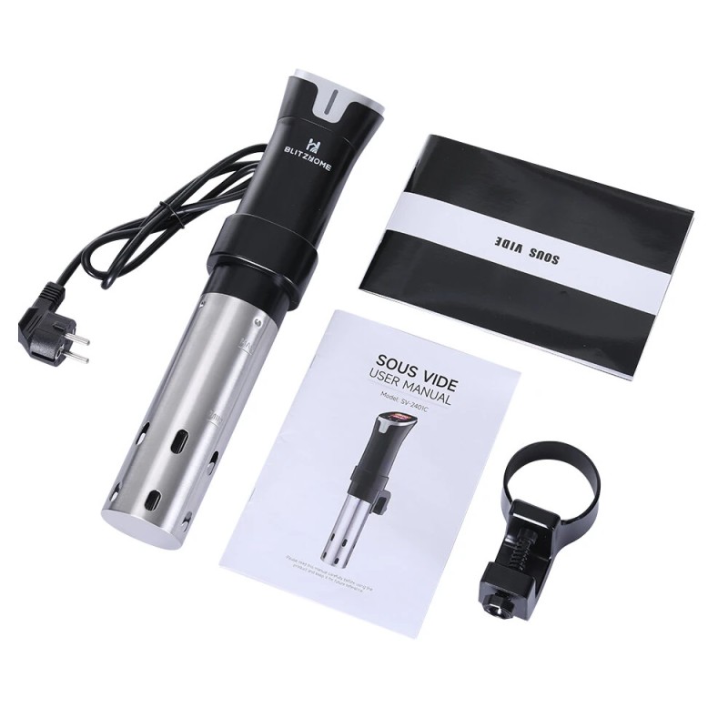 BlitzHome SV2401C 1100 W älykäs sirkulaattori värillisellä kosketusnäytöllä ja sovellusohjauksella