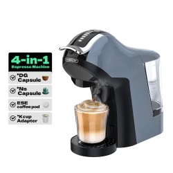 HiBREW H17 monitoimikapselikahvinkeitin nelitoiminen 20 baarin kuuma ja kylmä uutto 7-portainen vesimäärän säätö kosketuspaneeli