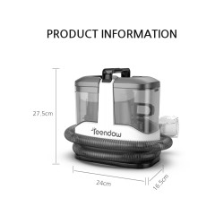 Teendow C3 kannettava matto- ja sohvanpuhdistin lemmikkitahroille kaksisäiliöllä