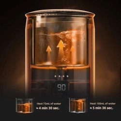 HiBREW H4C kannettava espressokeitin 20 baarin paine irrotettava 7500mAh akku yhteensopiva NS- ja DG-kapseleiden kanssa