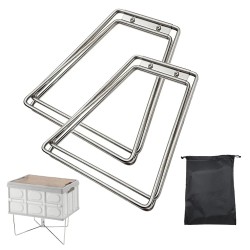 Retkeilylaatikon teline taittuva kevyt ruostumaton teräs ulkokäyttöön kantolaukulla