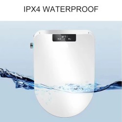 Älykäs wc-istuin automaattinen lämmitettävä bidee u-muotoinen käännettävä kansi kaukosäädin