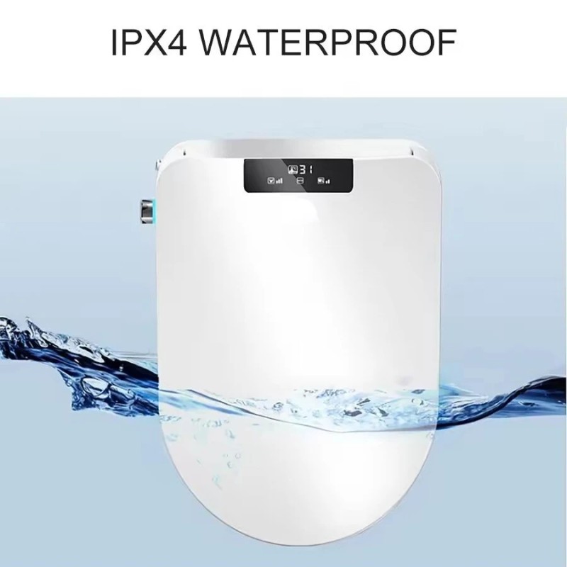 Älykäs wc-istuin automaattinen lämmitettävä bidee u-muotoinen käännettävä kansi kaukosäädin