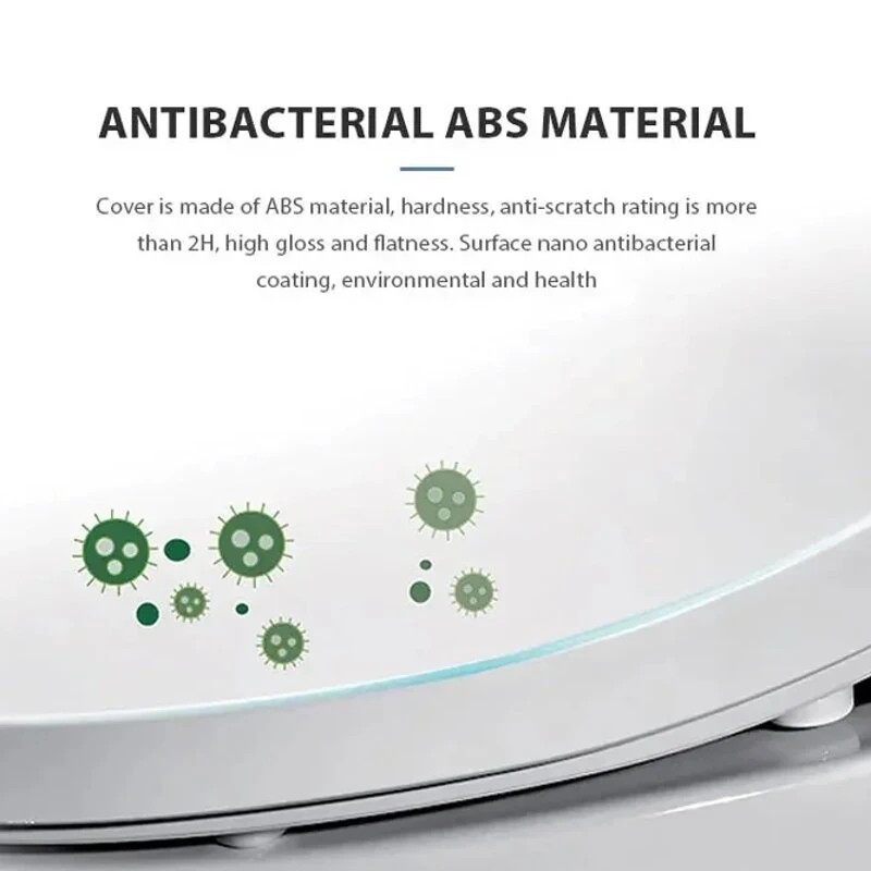 Älykäs wc-istuin automaattinen lämmitettävä bidee u-muotoinen käännettävä kansi kaukosäädin