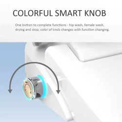 Älykäs wc-istuin automaattinen lämmitettävä bidee u-muotoinen käännettävä kansi kaukosäädin