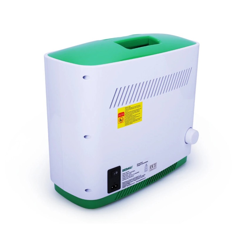 Dedakj DE-2A kannettava happikonsentraattori säädettävä 2–9 l/min hiljainen ilman nebulisaattoritoimintoa