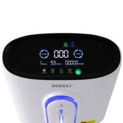 Kannettava 120W happikonsentraattori ja ilmanpuhdistaja säädettävä 1–8 l/min 220V DEDAKJ DDT-Q1