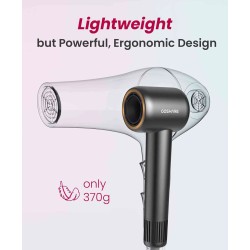 COSHARE HD10E nopea hiustenkuivaaja kahdeksan miljardia negatiivista ionia kevyt eurooppalainen pistoke