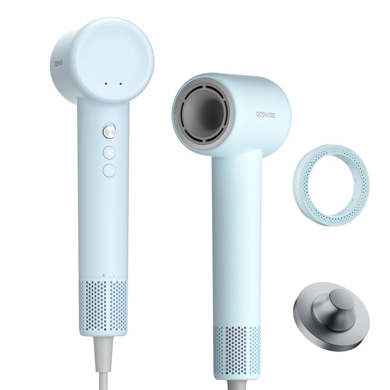 COSHARE HD20E nopea kompakti 1300 watin hiustenkuivaaja 600 miljoonaa negatiivista ionia