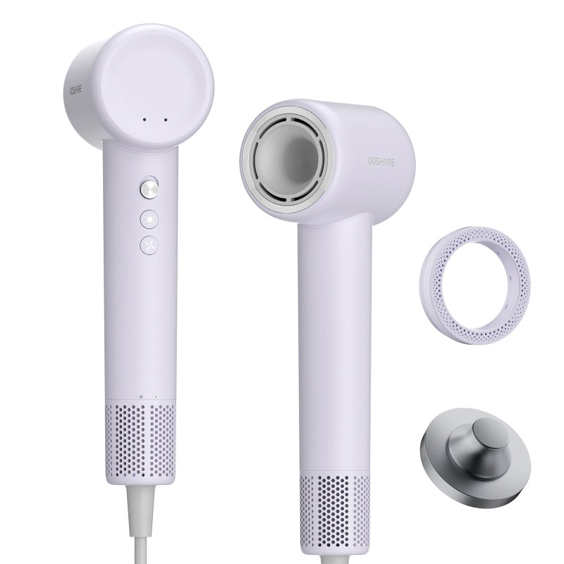 COSHARE HD20E nopea kompakti 1300 watin hiustenkuivaaja 600 miljoonaa negatiivista ionia