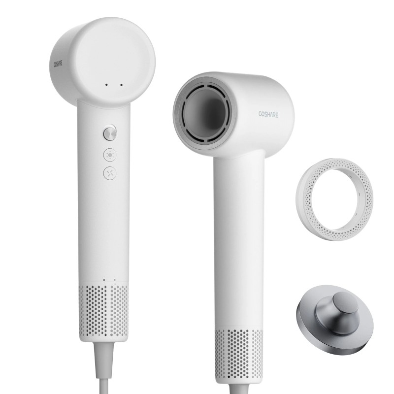 COSHARE HD20E nopea kompakti 1300 watin hiustenkuivaaja 600 miljoonaa negatiivista ionia