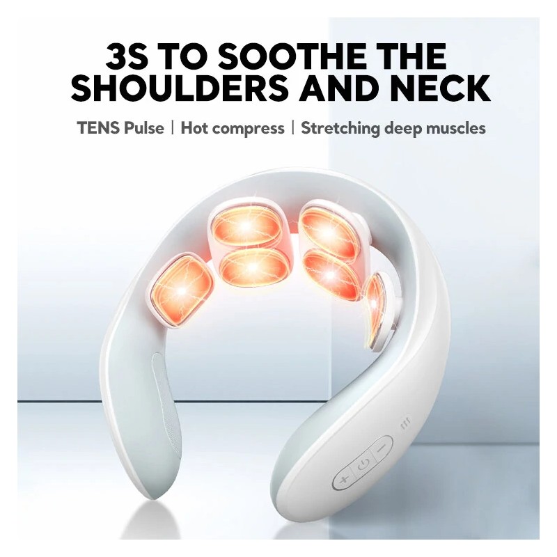 Konka H66 sähköinen ladattava niskahierontalaite kuusi hierontatilaa viisitoista tehovaihetta