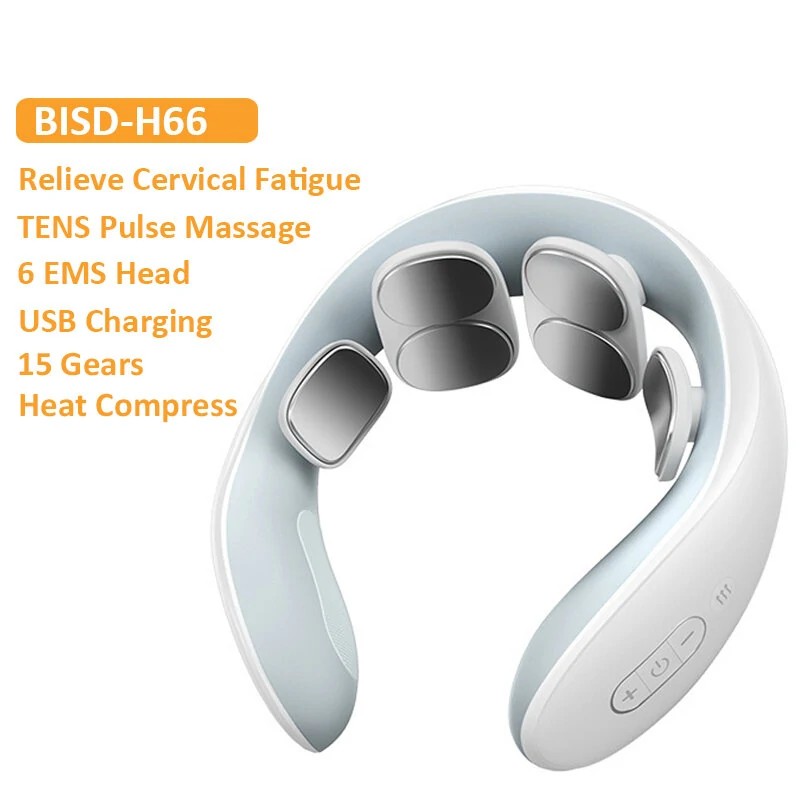 Konka H66 sähköinen ladattava niskahierontalaite kuusi hierontatilaa viisitoista tehovaihetta