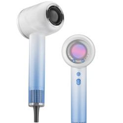 Moosoo H2-B hiustenkuivaaja 1800W 200 miljoonaa negatiivista ionia 3-vaihteinen hiljainen kevyt