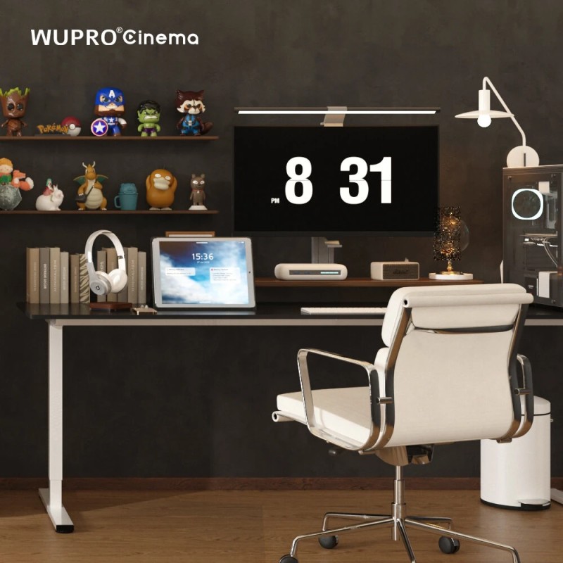 WUPRO sähköinen seisomapöytä hall-anturimoottori säädettävä korkeus 80 kg kantavuus