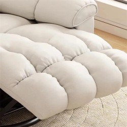 Älykäs sähkösohva säädettävä kallistuva lepotuoli monialueinen tuki pyörivä pohja beige