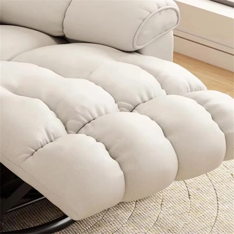 Älykäs sähkösohva säädettävä kallistuva lepotuoli monialueinen tuki pyörivä pohja beige