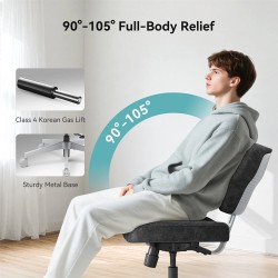 NEWTRAL FREEDOM-X moniasentoinen käsinojaton levennetty ristijalkainen tuoli säädettävällä kannettavan tietokoneen alustalla