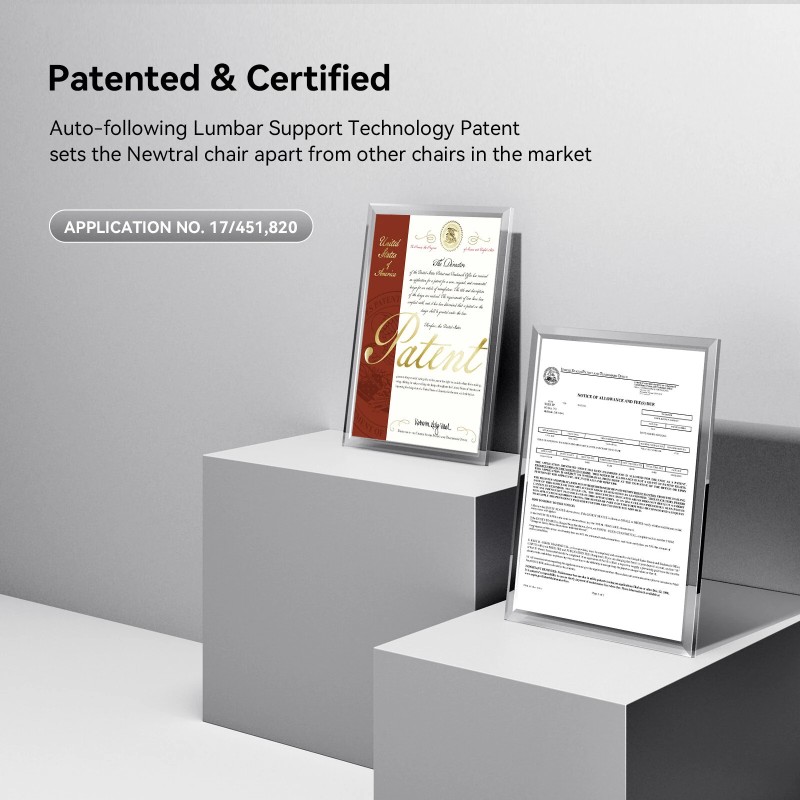 NEWTRAL NT002 ergonominen korkeaselkäinen työtuoli jalkatuella säädettävä ristiseläntuki 4D-käsinojilla