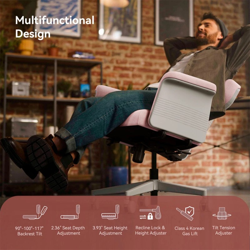 NEWTRAL FREEDOM-X FB käsinojallinen vakio moniasentoinen ristijalkainen tuoli lyhytnukkainen PU-pyörillä