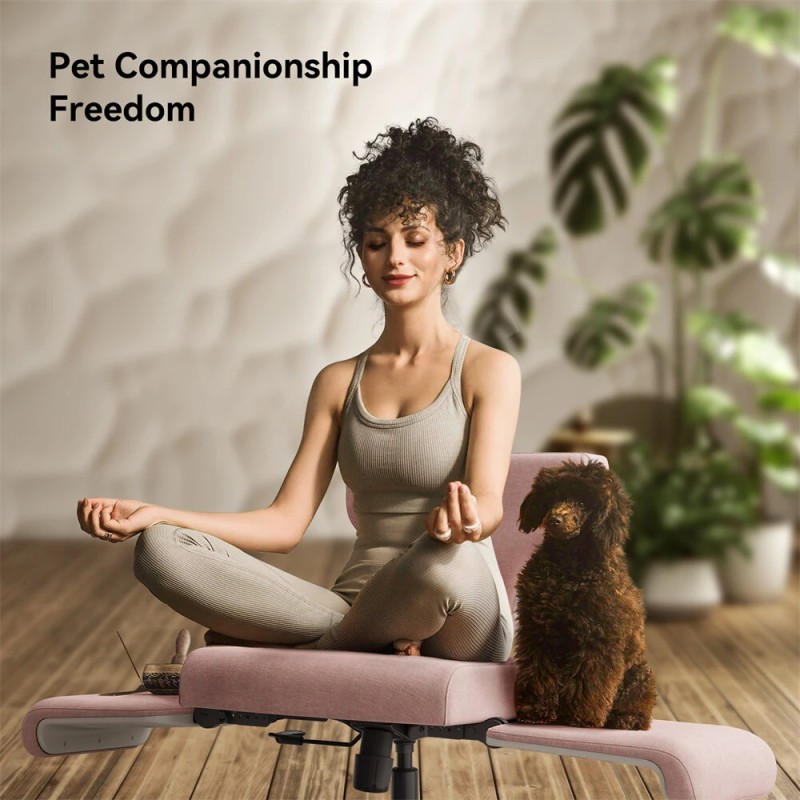 NEWTRAL FREEDOM-X FB käsinojallinen vakio moniasentoinen ristijalkainen tuoli lyhytnukkainen PU-pyörillä