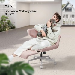 NEWTRAL FREEDOM-X FB käsinojallinen vakio moniasentoinen ristijalkainen tuoli lyhytnukkainen PU-pyörillä