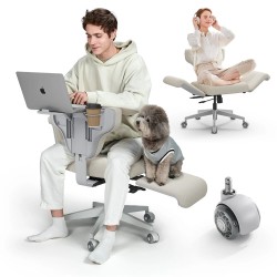 NEWTRAL Freedom-X PRO kangas vedenpitävä moniasentoinen tuoli käsinojilla läpinäkyvät luistelupyörät