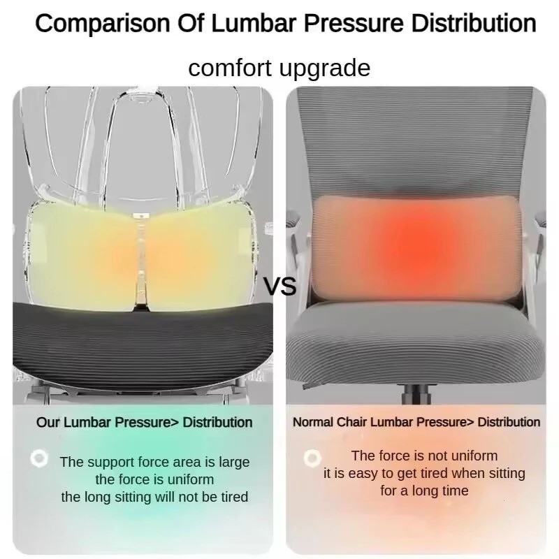 Ergonominen työtuoli korkea selkänoja verkkokangas pyörivä säädettävä lanneselän tuki kääntyvä niskatyyny