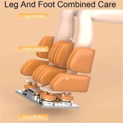 Älykäs AI 4D SL-rata hierontatuoli 0-painovoima täyskehon ilmatyynyt kosketuspaneeli puheohjaus