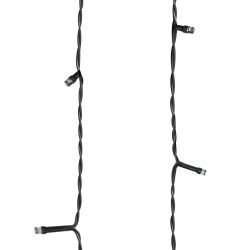 Valkoinen keinokuusi 1,2 m 380 oksaa 150 lämpimää led-valoa metallijalustalla