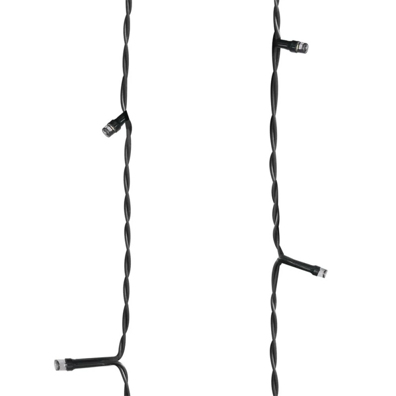 Valkoinen keinokuusi 1,2 m 380 oksaa 150 lämpimää led-valoa metallijalustalla