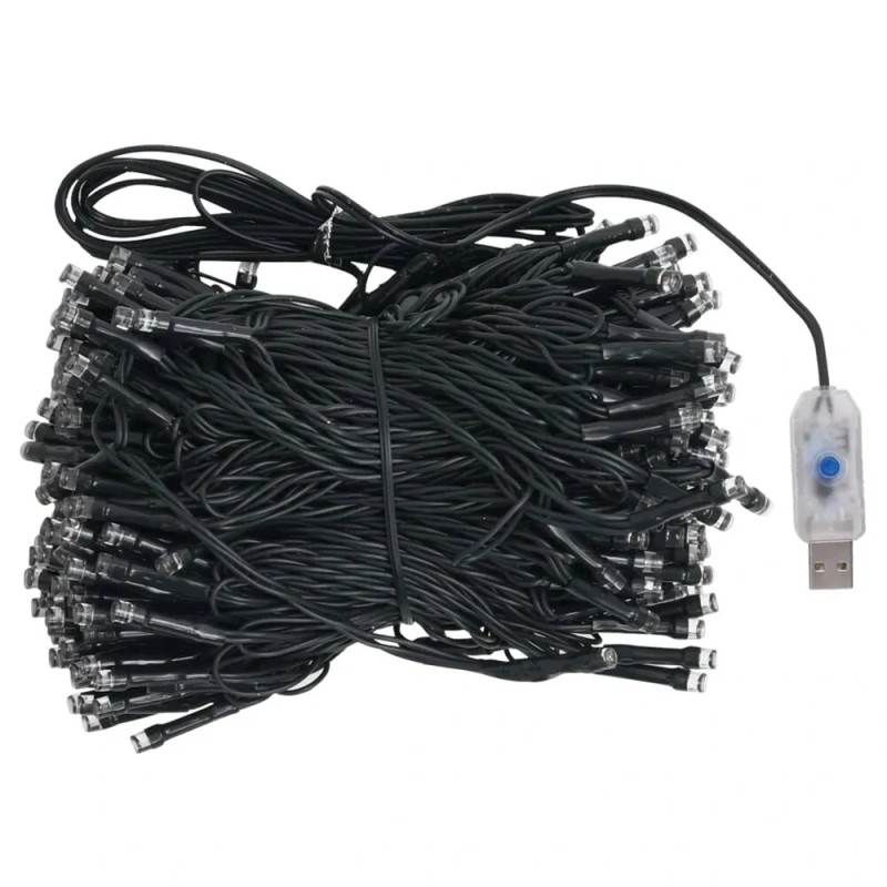 Joulukuusi 120 cm muovinen 380 oksaa 150 lämpimää led-valoa usb-liitännällä teräsjalustalla