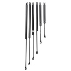 Universaali 200N kaasujousipari 300/350/400/450/500/550/600 mm musta ruostumaton teräs monikäyttöön