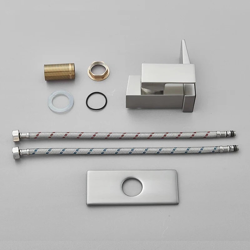 Älykäs led digitaalinen lämpötilanäyttö pesuallashana kuuma ja kylmä vesiputoussekoitin