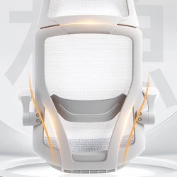 Yoranson T008 ergonominen toimistotuoli hengittävä verkko kolmiulotteiset käsinojat säädettävä korkeus kallistus