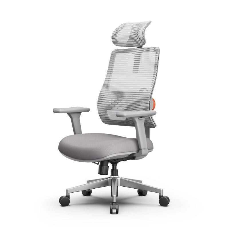 NEWTRAL ergonominen korkeaselkäinen toimisto ja pelituoli säädettävällä ristiselän tuella ja niskatuella