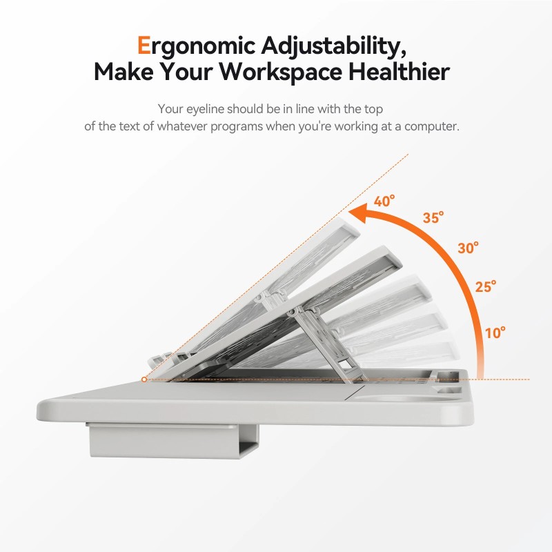 NEWTRAL LAPD irrotettava työpöytälevy ergonomiseen MagicH-BP/MagicH-BPro tuoliin säädettävä
