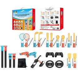 TNS 5113 Switch2 24 osainen ohjaintarvikesarja Nintendo Switch Joy Con ohjaimille