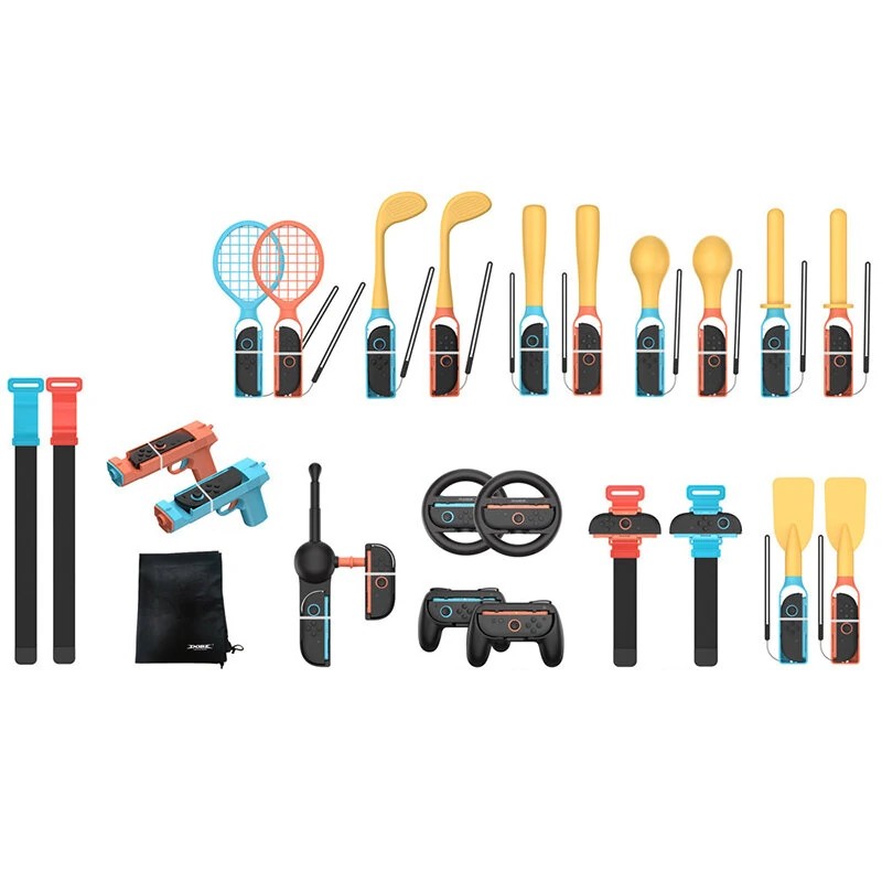 TNS-5113 Switch2 24-osainen ohjaintarvikesarja Nintendo Switch Joy-Con ohjaimille