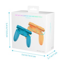 JYS JYS-NS2276 irrotettava kaksitoiminen Joy-Con-kahvarakenne ergonomisella muotoilulla rannehihnalla